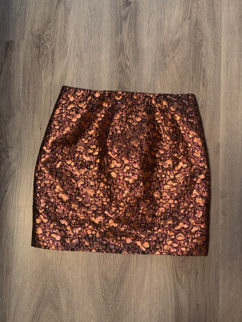 RW&CO. Metallic Copper Skirt